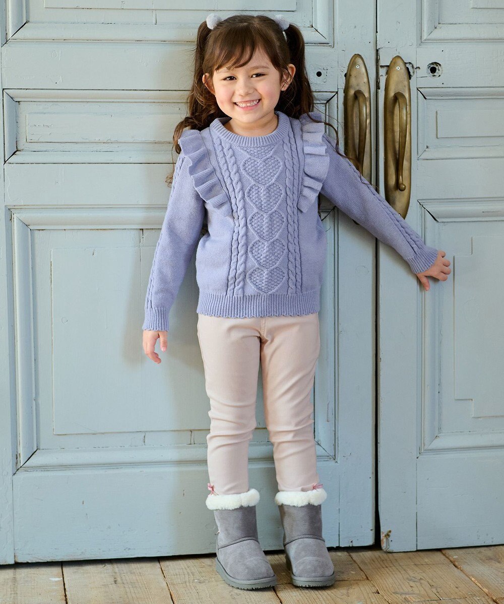 ANY KIDS 7days裏起毛ガーリーパンツ 