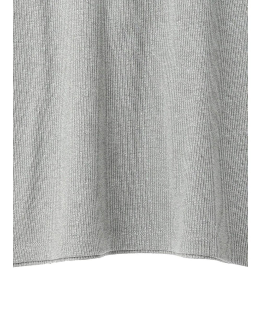 earth music&ecology ラメテレコハイネックプルオーバー 