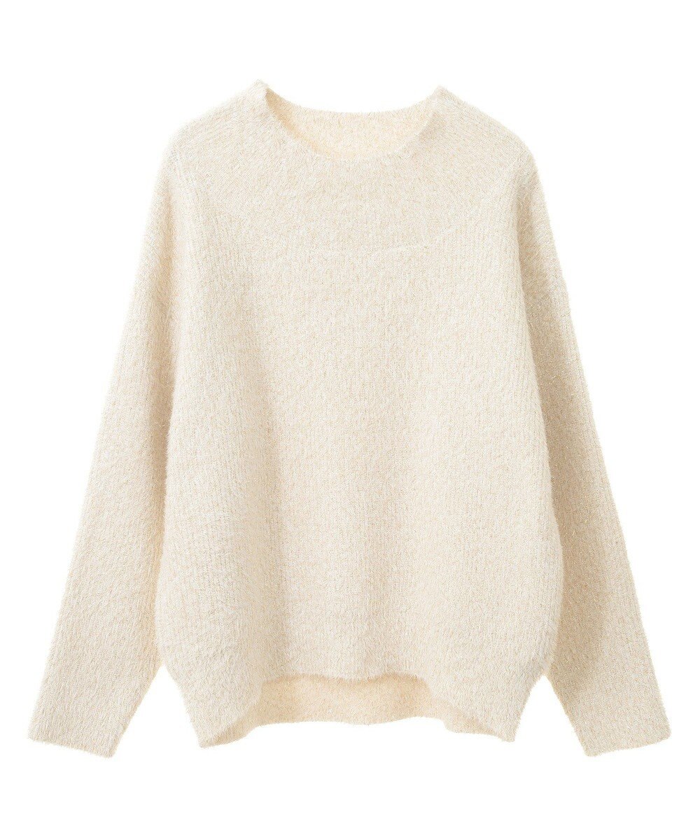 YECCA VECCA 2wayラメフェザーニット 