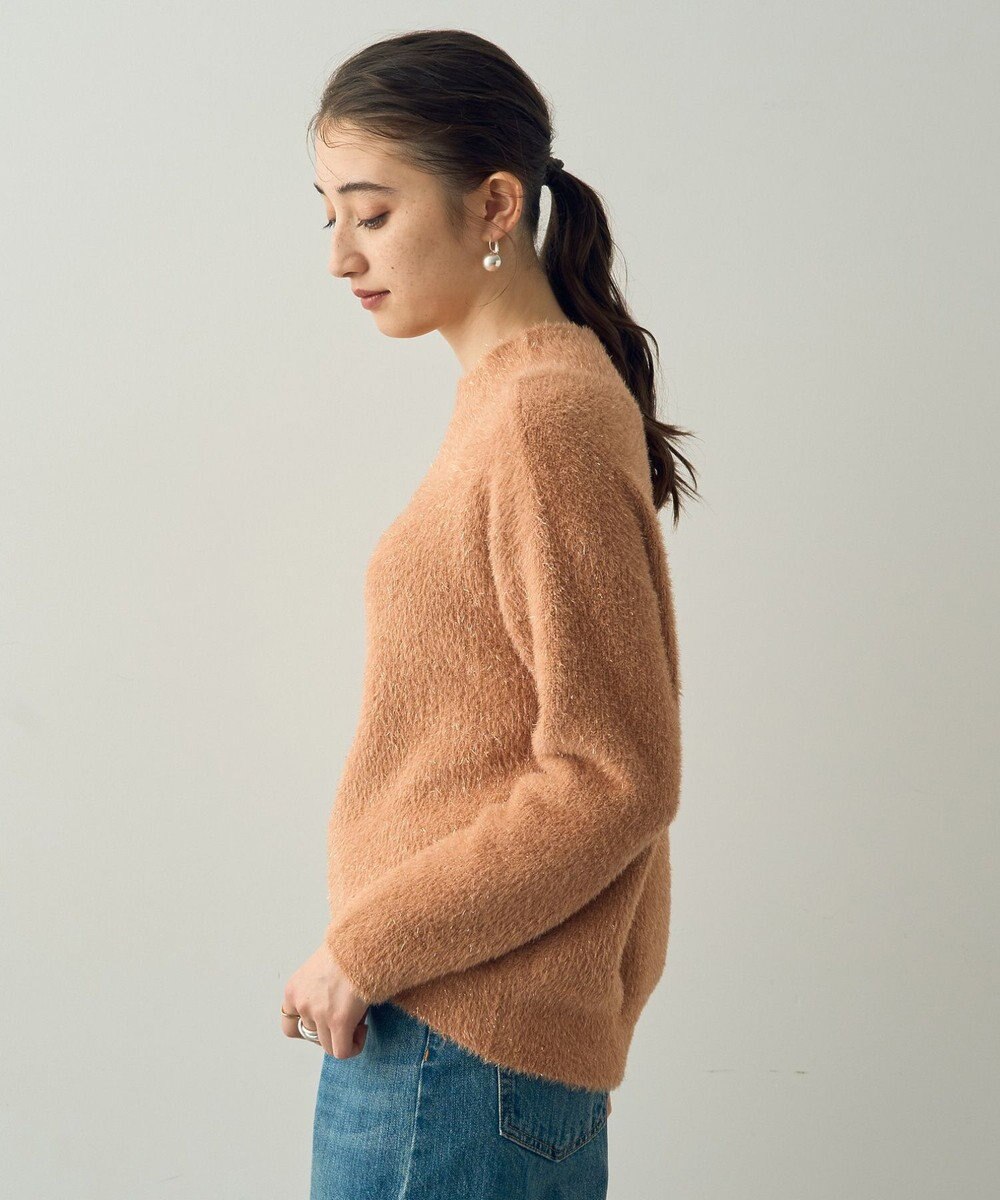 YECCA VECCA 2wayラメフェザーニット 