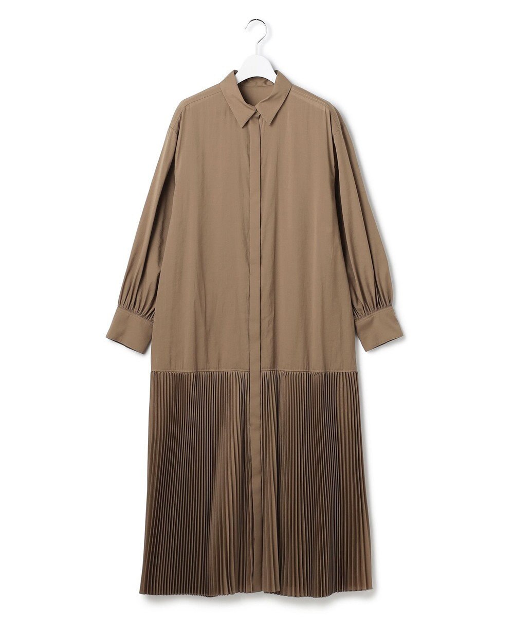 23区 S 【GOLD LABEL】トリアセテートオーガンジー プリーツワンピース 