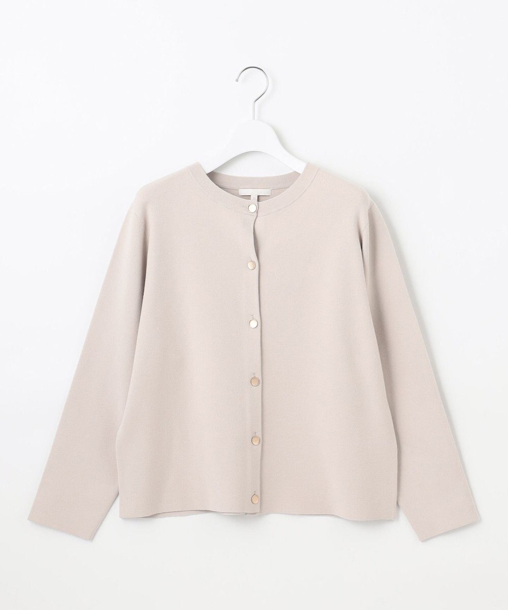 自由区 【アンサンブル対応・洗える】レーヨンストレッチ カーディガン 