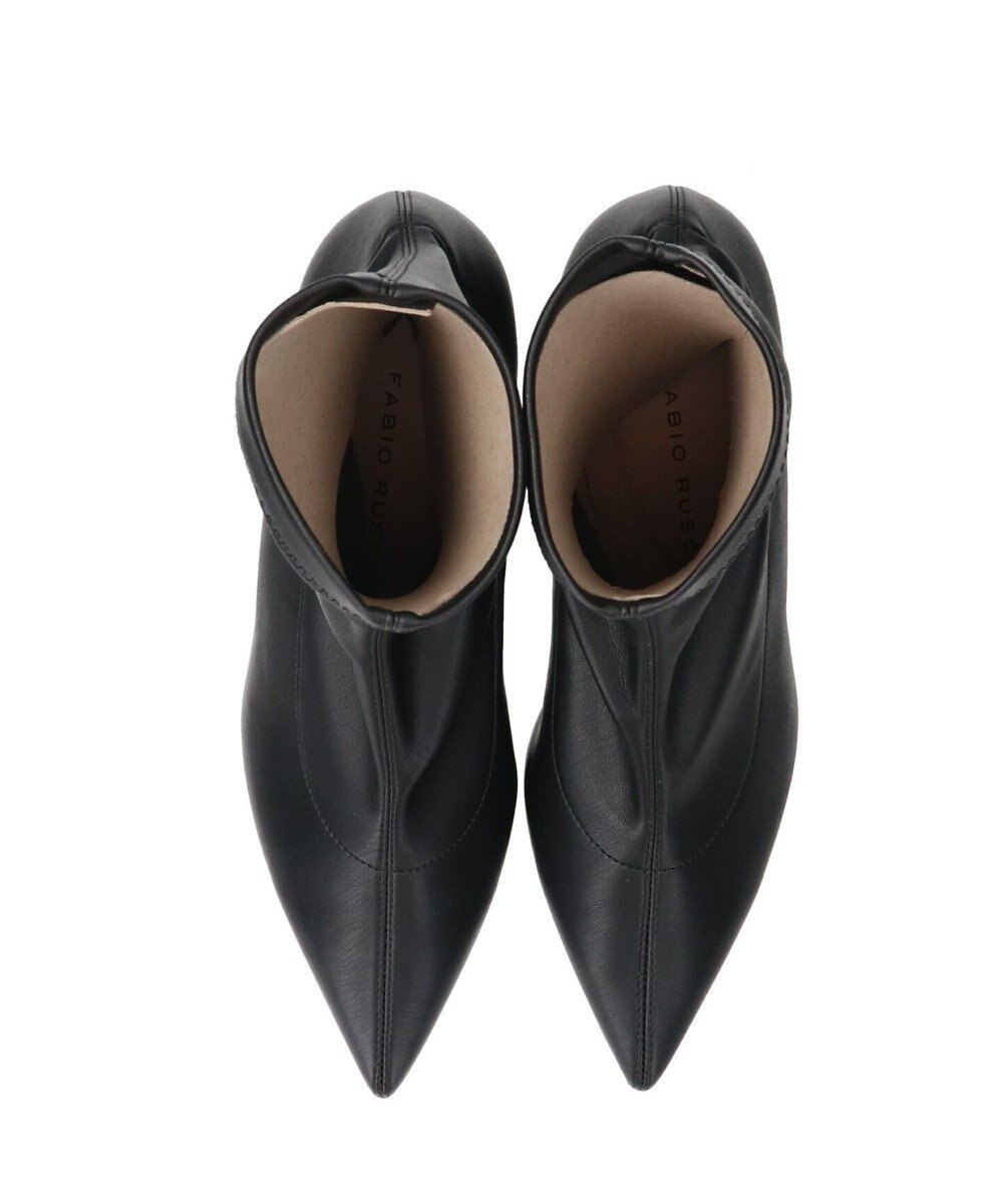 INTER-CHAUSSURES 【FABIO RUSCONI】ポインテッドトウストレッチショートブーツ 