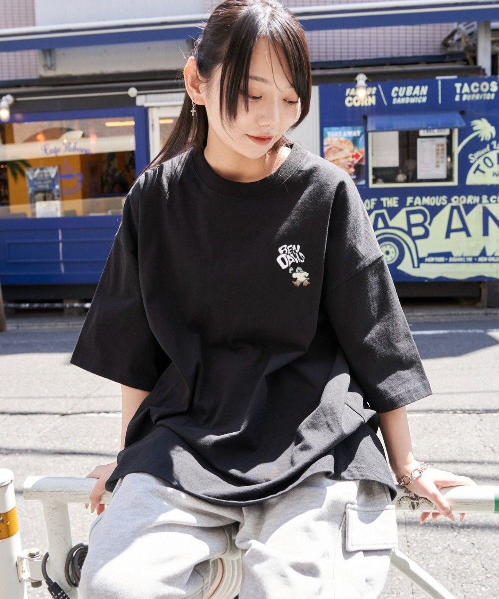 WEGO 【ユニセックス着用ITEM/SMLサイズ展開】別注BENDAVISワンポイントT（SS） 