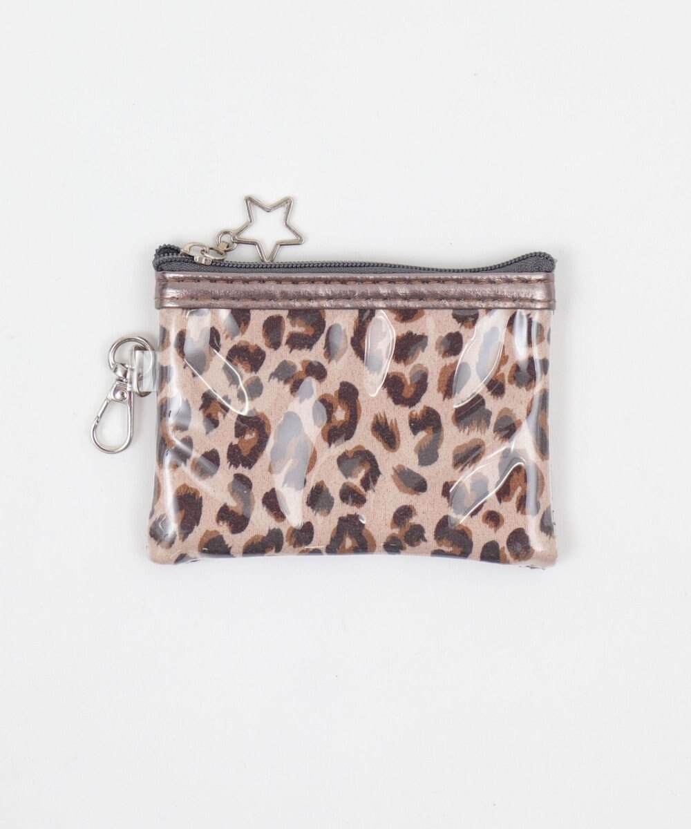 WEGO 総柄メタルクリアポーチ 