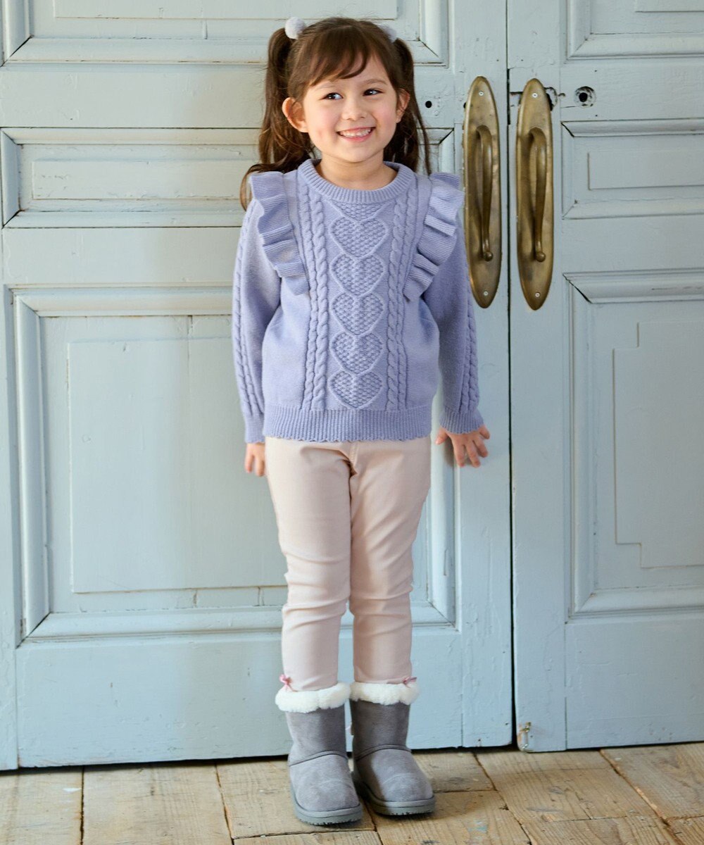 ANY KIDS 7days裏起毛ガーリーパンツ 