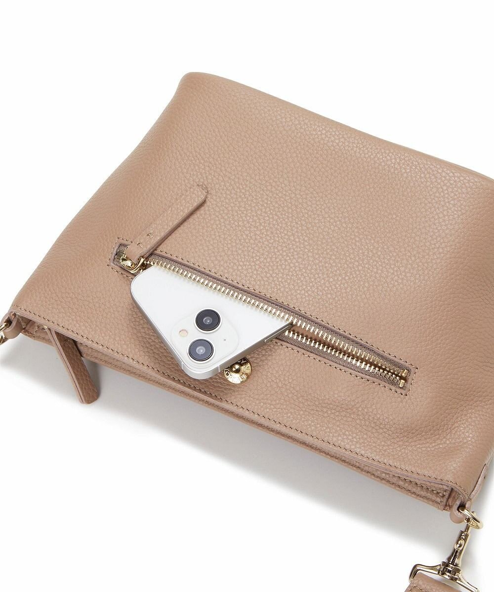 TOPKAPI 【TREASURE TOPKAPI】ソフトシュリンク テープ コンビ レザー ミニショルダーバッグ 