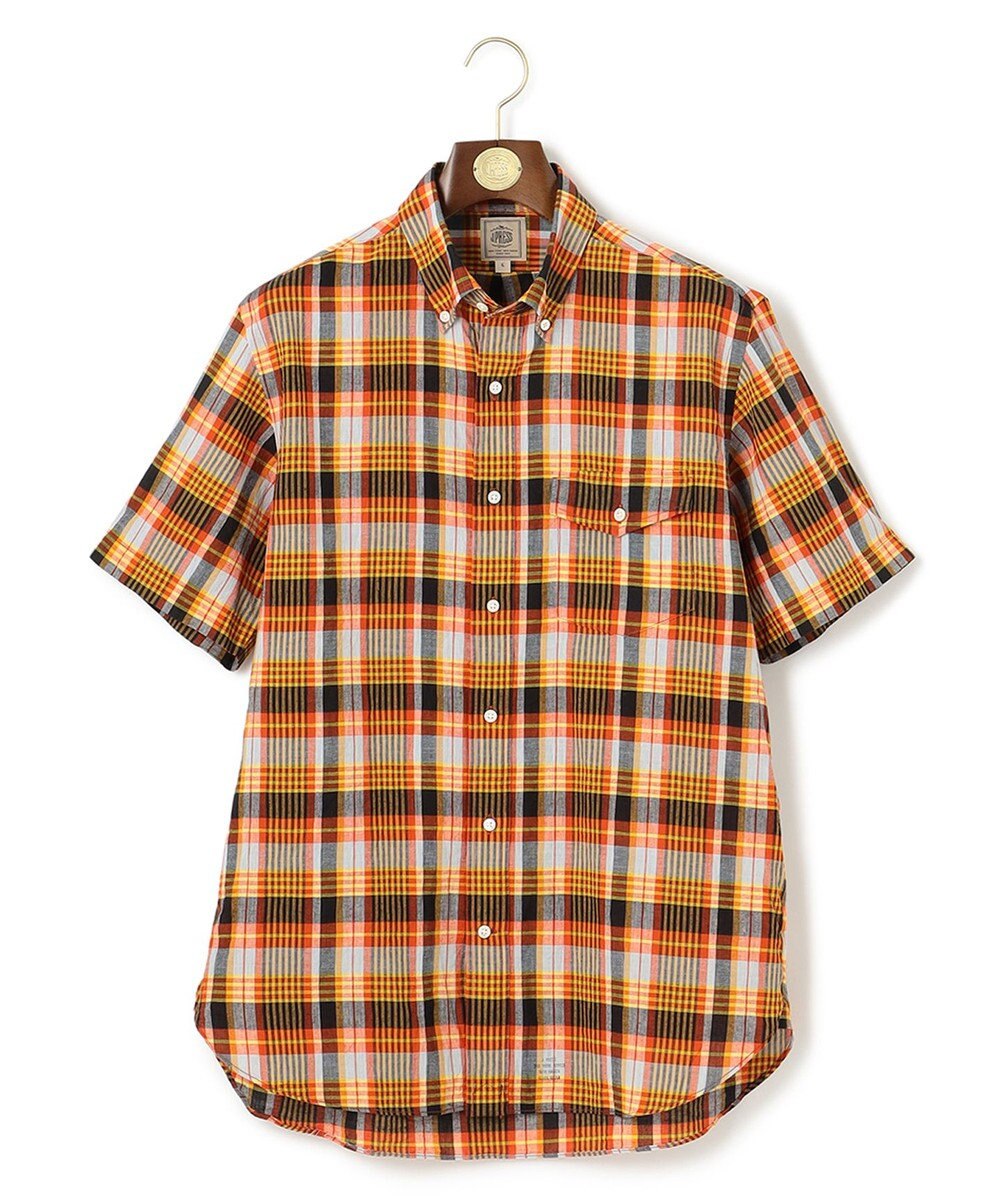 J.PRESS MEN インドマドラスチェックシャツ 