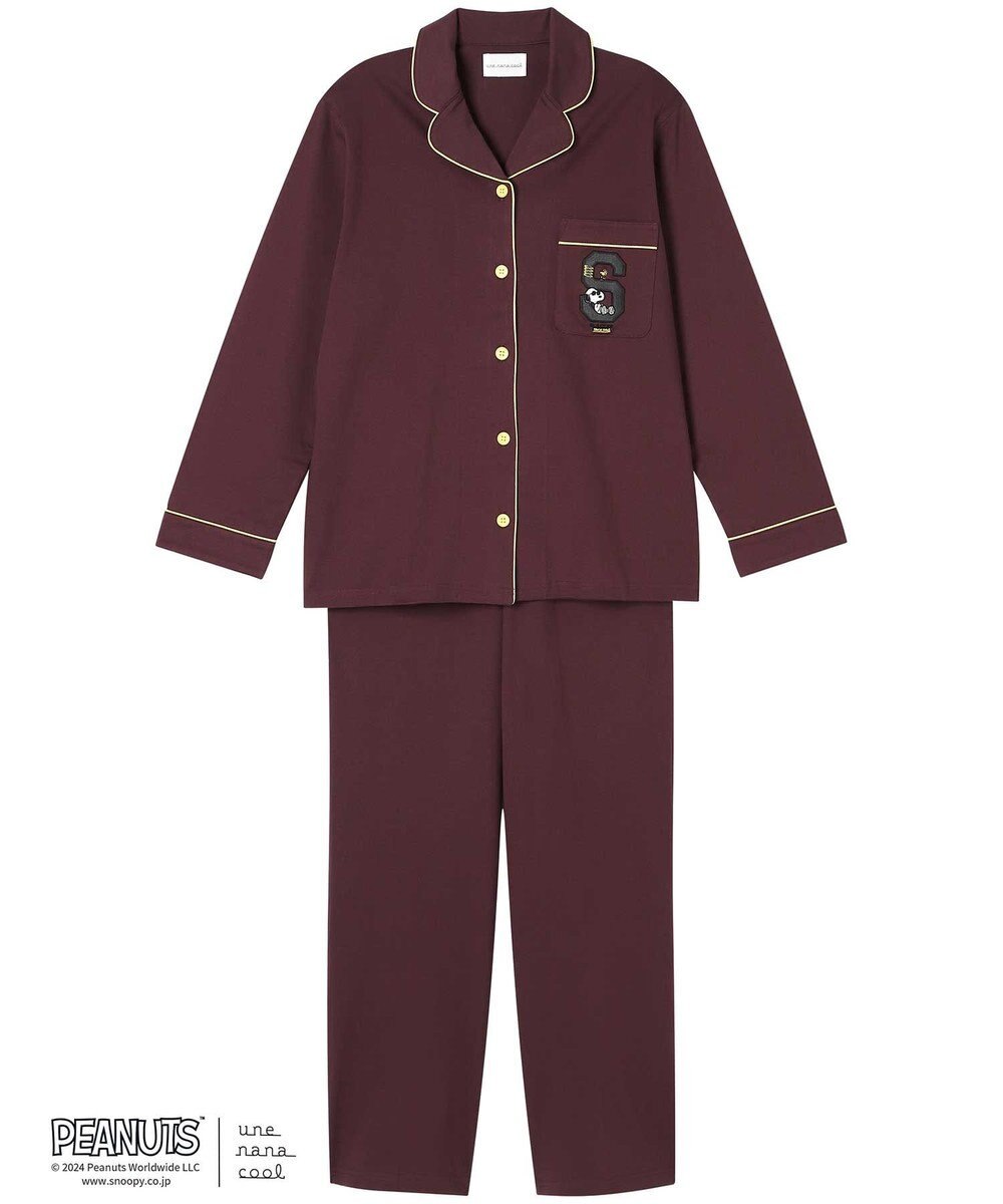 une nana cool MADE WITH PEANUTS 【綿100％】ハイゲージ天竺パジャマ 