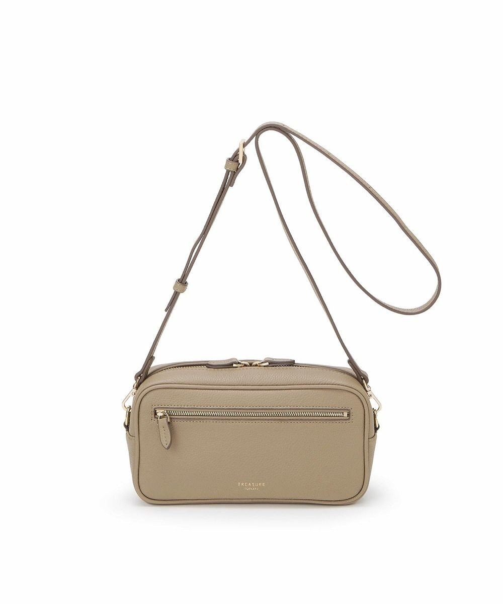 TOPKAPI 【TREASURE TOPKAPI】シュリンクレザー スクエア 2way ショルダー バッグ 