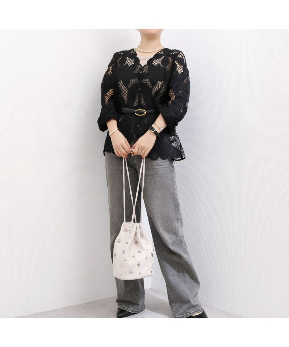 UNBILLION カカトゥ kakatoo / WEB限定ビジューミックスチャーム ドロストバッグ 