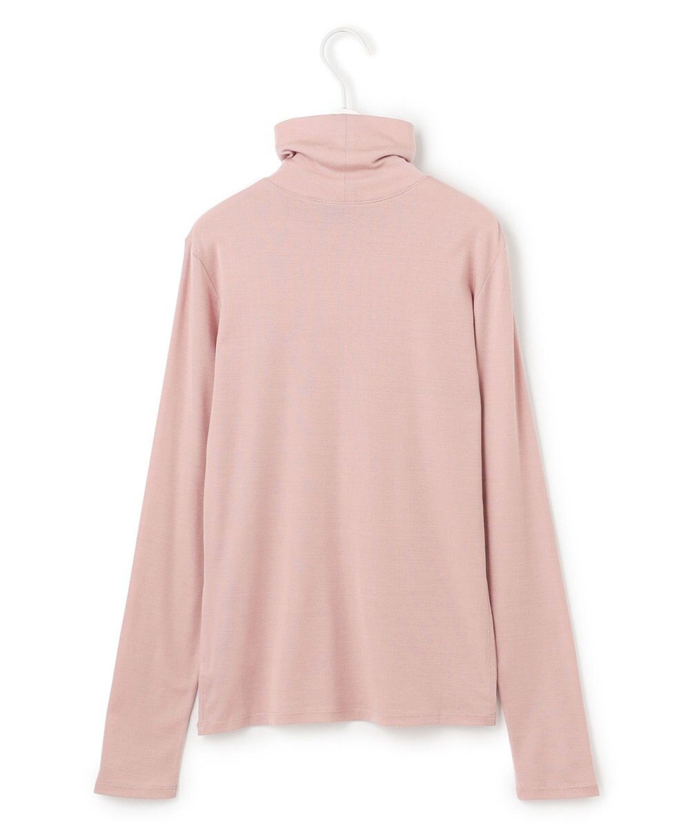 ICB L 【洗える】リヨセルカシミヤスムース ハイネックカットソー 