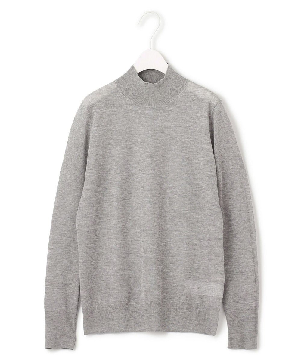 ICB 【洗える】ヴィスコースシアー ハイネックプルオーバー 