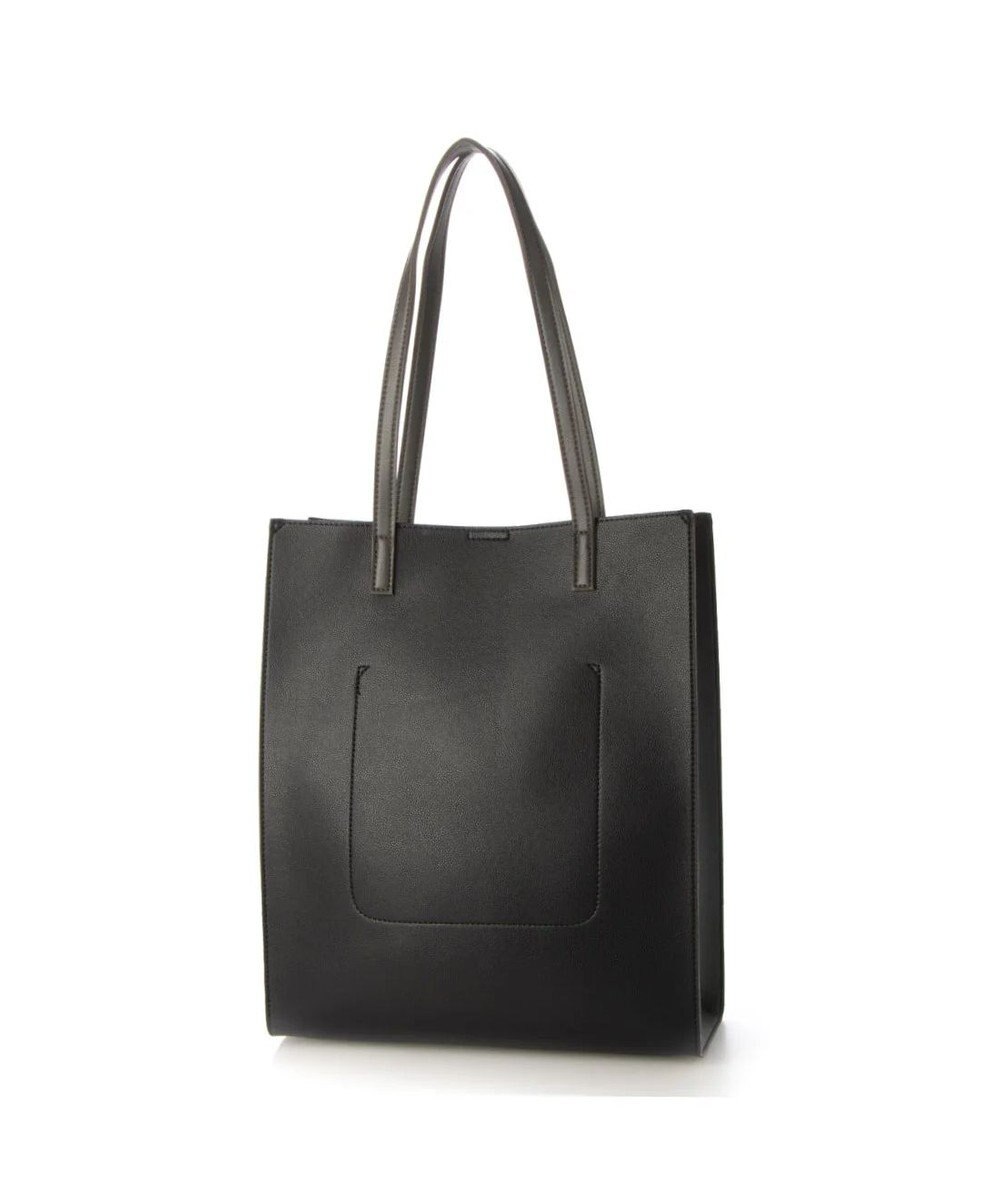 UNBILLION cachecache WEB限定シンセティックレザーフロントポケットトート 