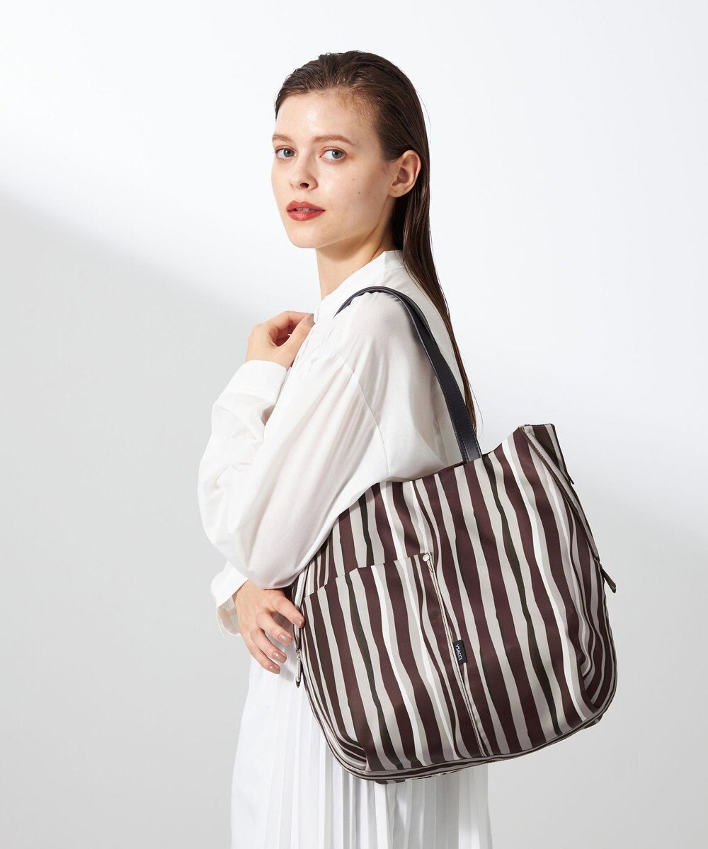 Y'SACCS 【ムック本掲載】ドローイングストライプ　トートバッグ 