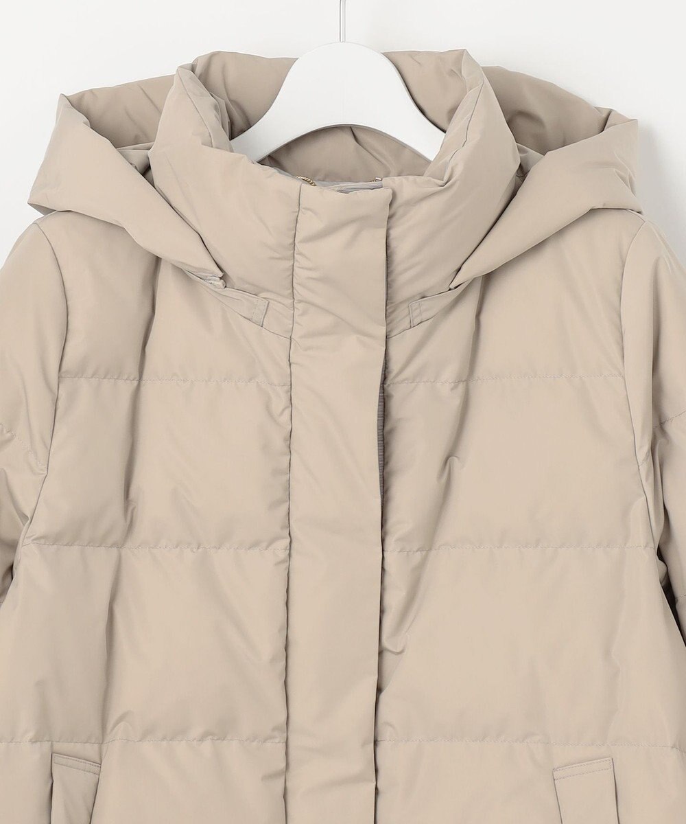 自由区 L 【洗える】マイクロタッサーダウン コート 