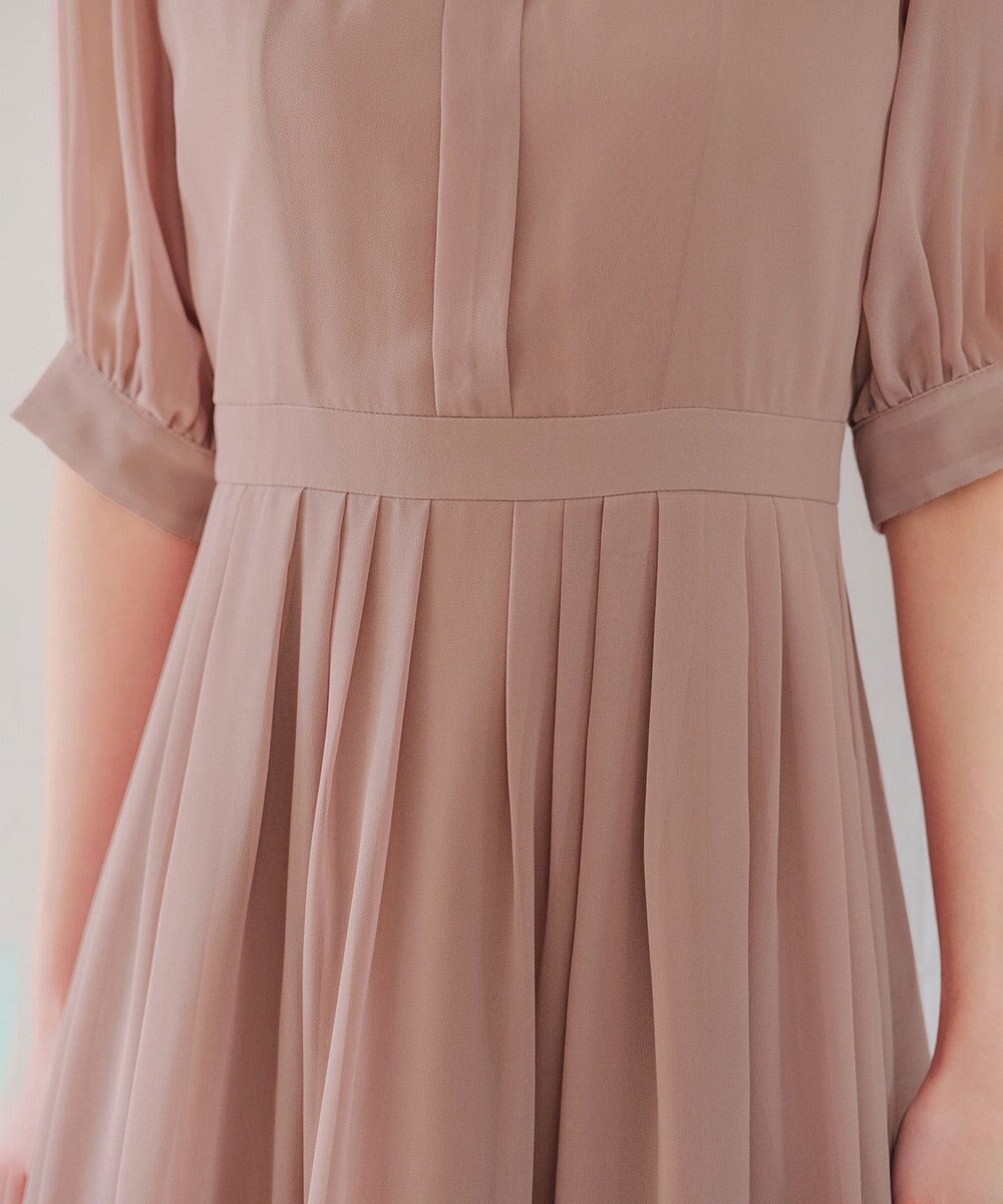 Tiaclasse 【洗える】シフォンワンピース 