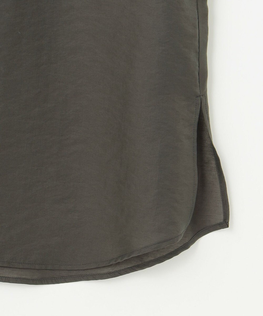 23区 【SLOW/一部店舗限定】ブライトヴィンテージクロス ノースリーブ ブラウス 