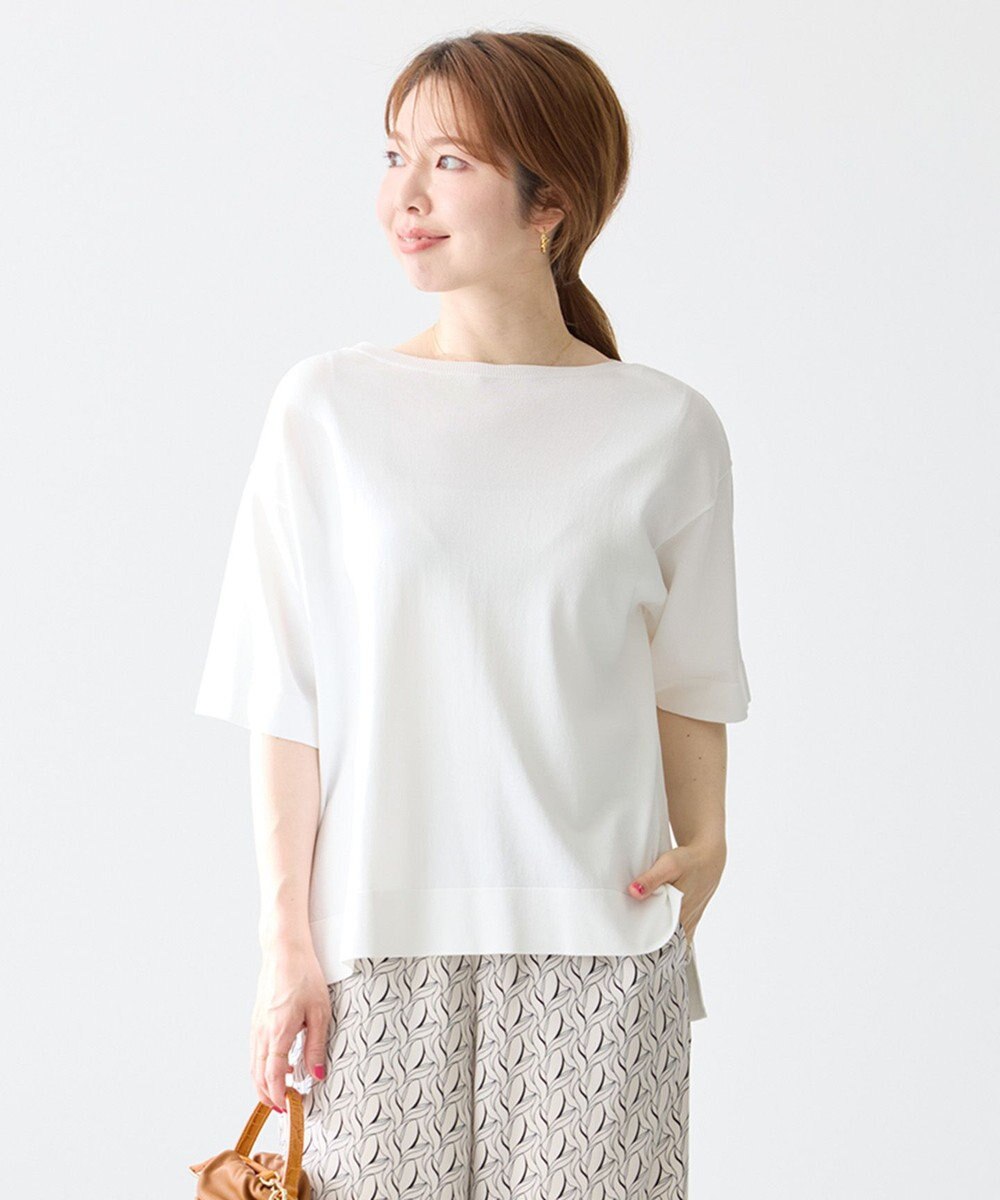 UNFILO スゴ機能 ハーフスリーブニットT 