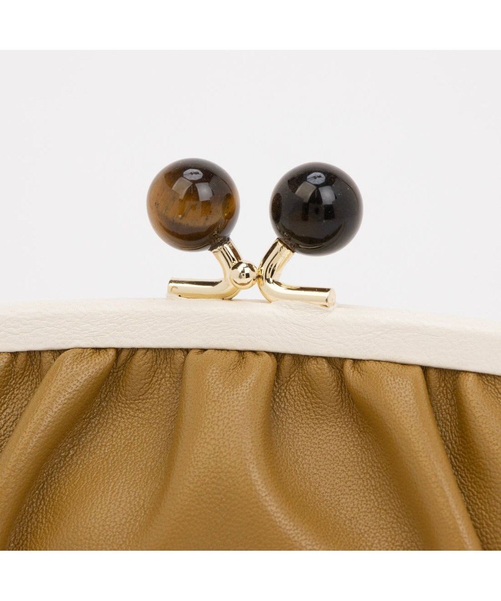 UNBILLION perche ジェムストーンがま口長財布 