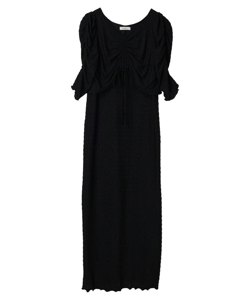 earth music&ecology やわらかカットソーレイヤード見えワンピース 