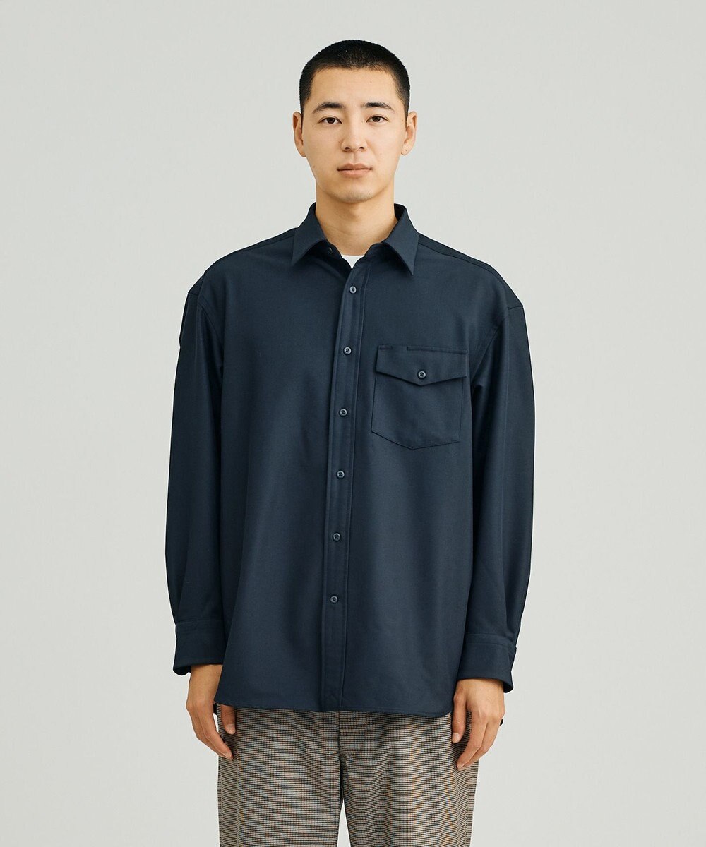 J.PRESS YORK STREET 【UNISEX】2WAY 羽織シャツ 