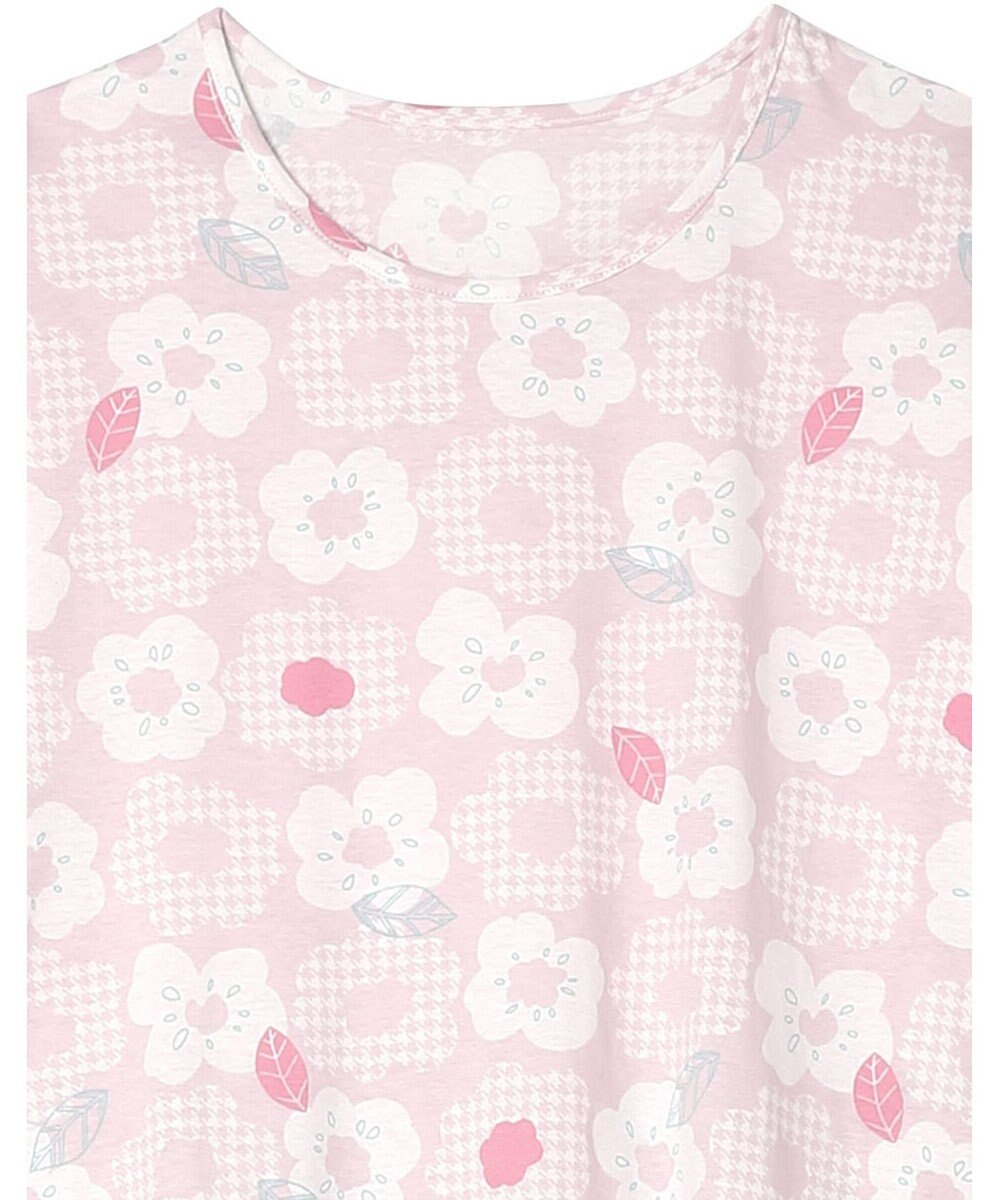 Wing ウイングスリープ パジャマ 7分袖 8分丈 綿100％ 天竺素材 ルームウェア レディース EP8023 ウイング／ワコール 