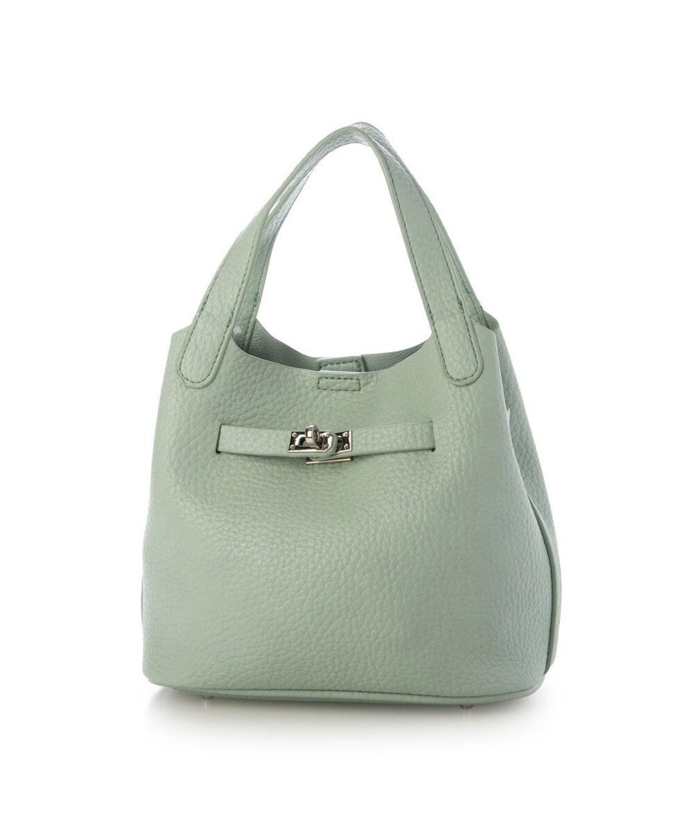 UNBILLION カシュカシュ cachechche / ヒネリ金具ベルトシボミニバッグ 