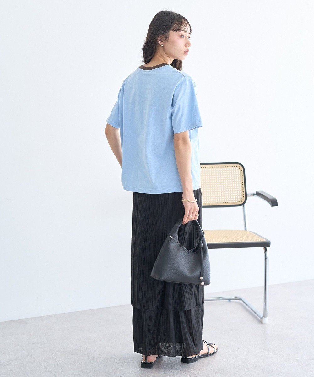 earth music&ecology プリーツレイヤードライクスカート 