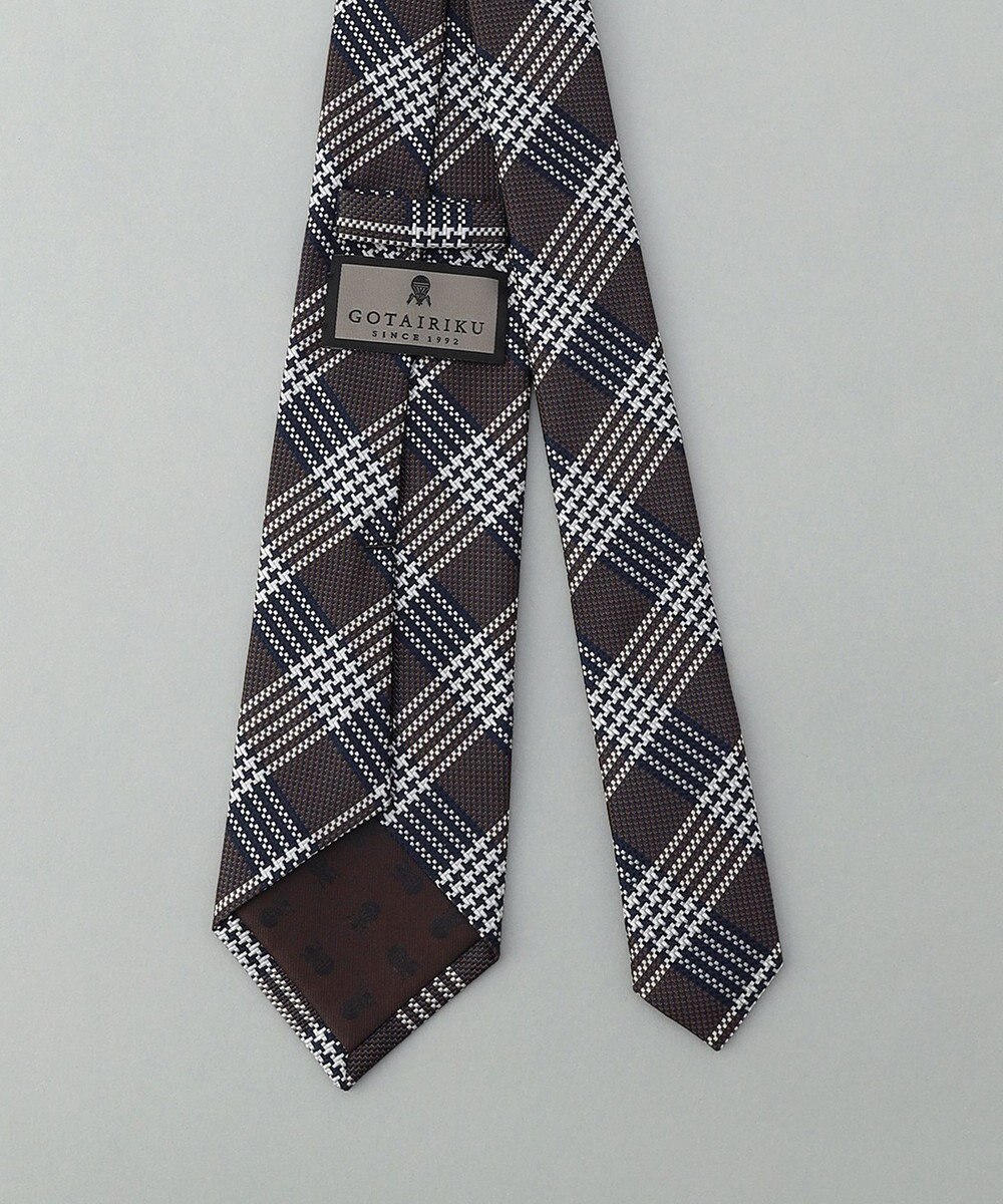 GOTAIRIKU GOTAIRIKU別注【日本製】シルク ネクタイ_チェック柄 