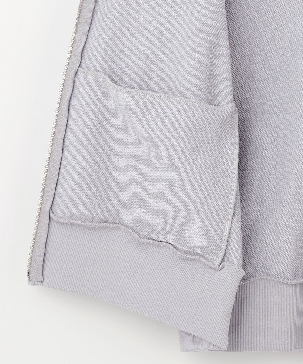 J.PRESS LADIES URAKE フーディー ジップアップ パーカー 