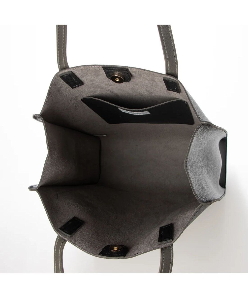 UNBILLION cachecache WEB限定シンセティックレザーフロントポケットトート 