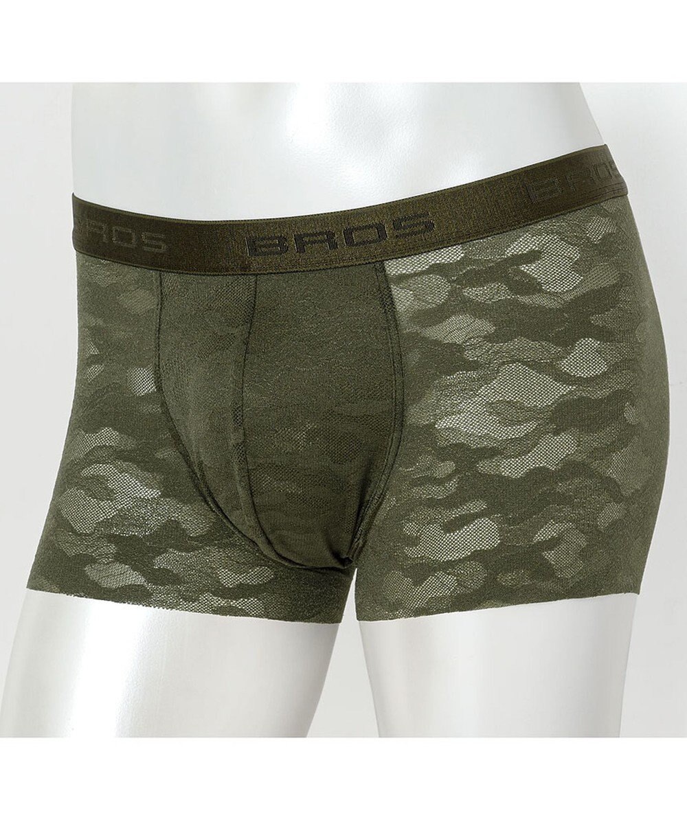 WACOAL MEN ボクサーパンツ 「レースボクサー」 通気性 フロント快適グラマラス 前閉じ GT3340 /ブロス バイ ワコールメン 