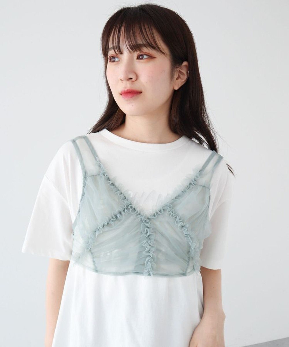 Green Parks ・ＥＬＥＮＣＡＲＥ　ＤＵＥ　フリルチュールビスチェ 