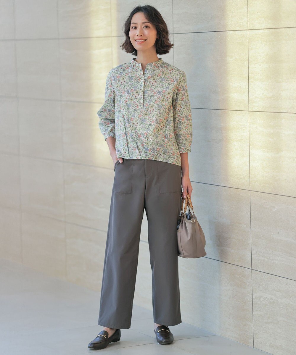 J.PRESS LADIES L 【WEB限定カラーあり】TC ライトタンブラー ベイカー パンツ 