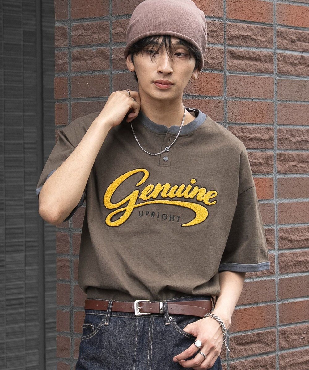 WEGO 【機能T/ユニセックス着用ITEM/MLサイズ展開】接触冷感グラフィックヘンリーBIG　T（SS） 