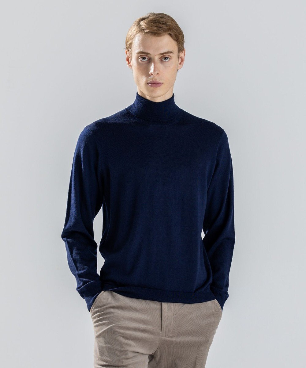 JOSEPH HOMME ウォッシャブルメリノ　タートルネックニット 