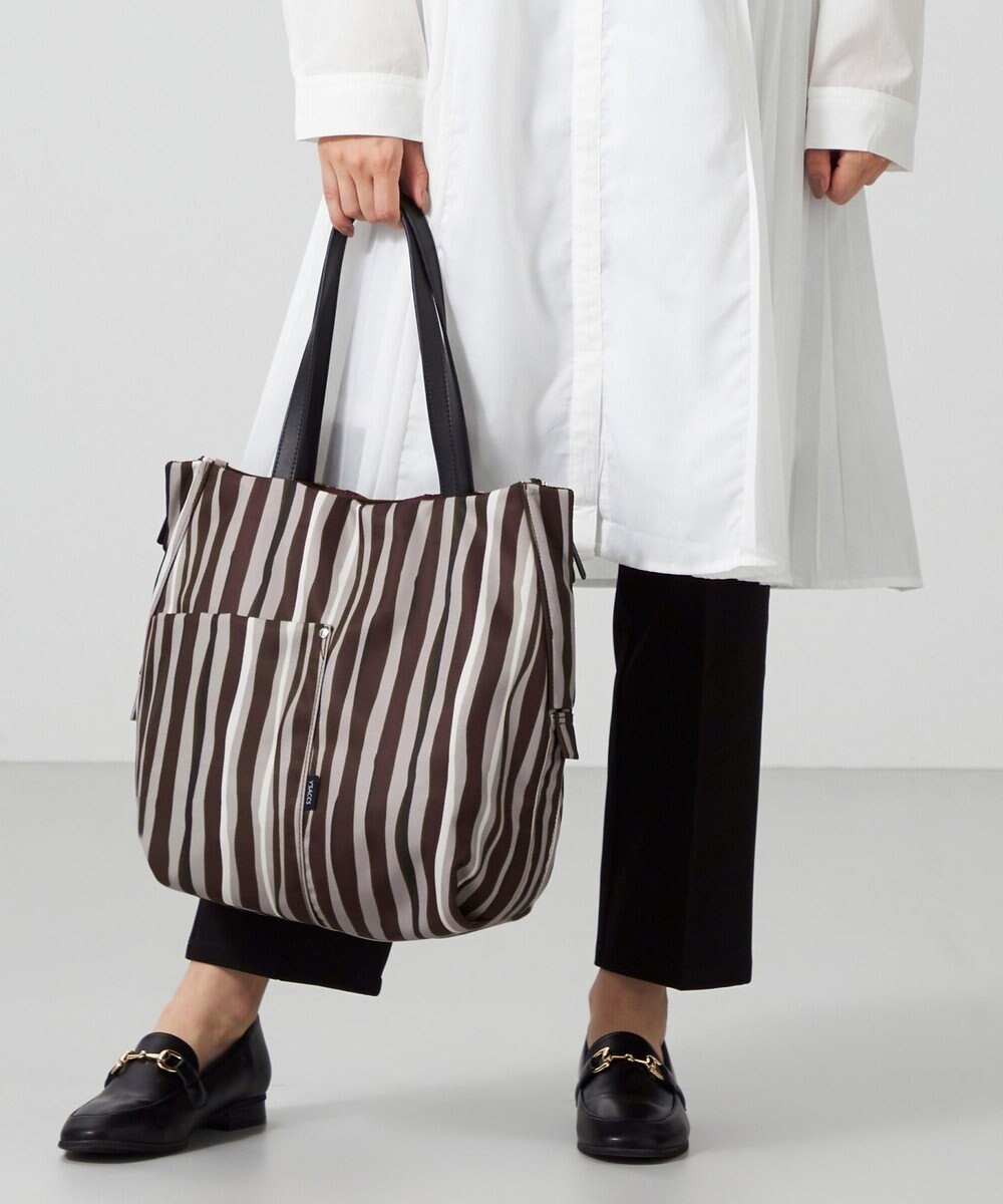 Y'SACCS 【ムック本掲載】ドローイングストライプ　トートバッグ 