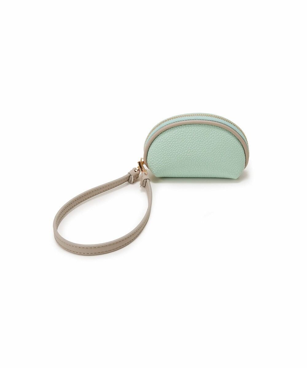 TOPKAPI 【Breath TOPKAPI】【TOPKAPI × 藤本美貴さんコラボ】スコッチグレイン ラウンド ミニポーチ キーケース/撥水 