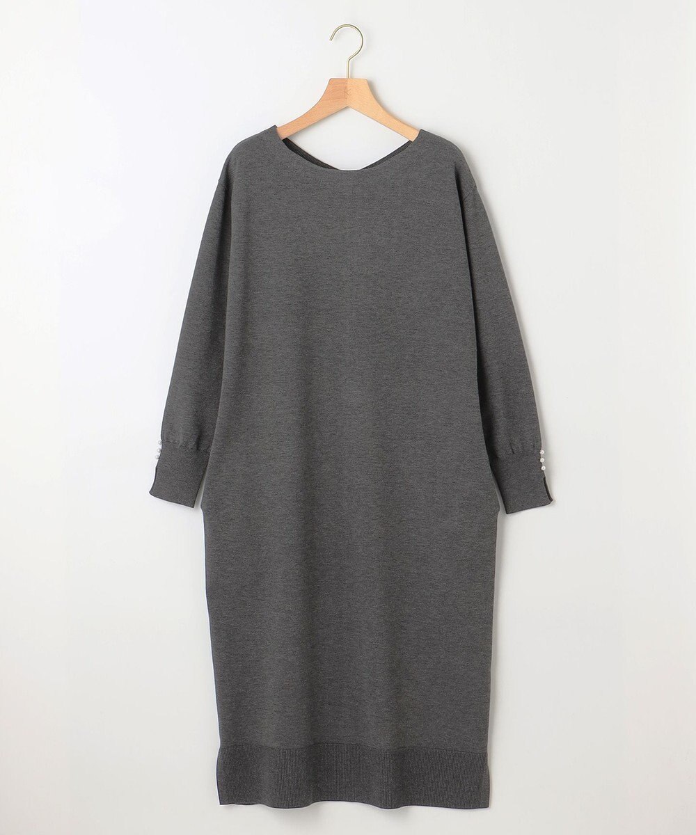 組曲 L 【WEB限定】コクーンシルエット ニットワンピース 