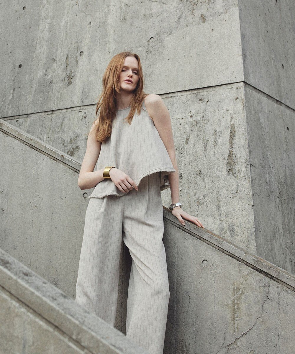 uncrave リネンライクツイル オールインワン 