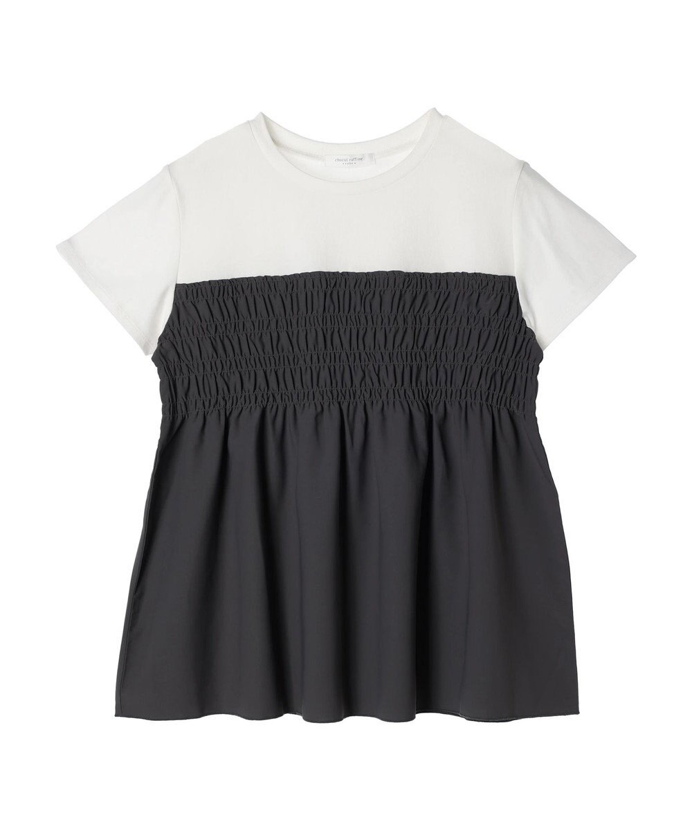 Green Parks シャーリングサテンドッキングプルオーバー 