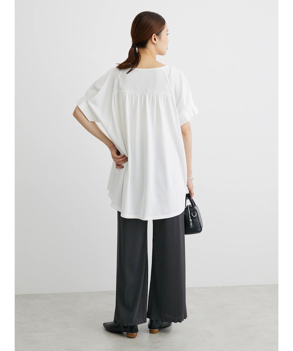 Green Parks プリーツ風カットパンツ 