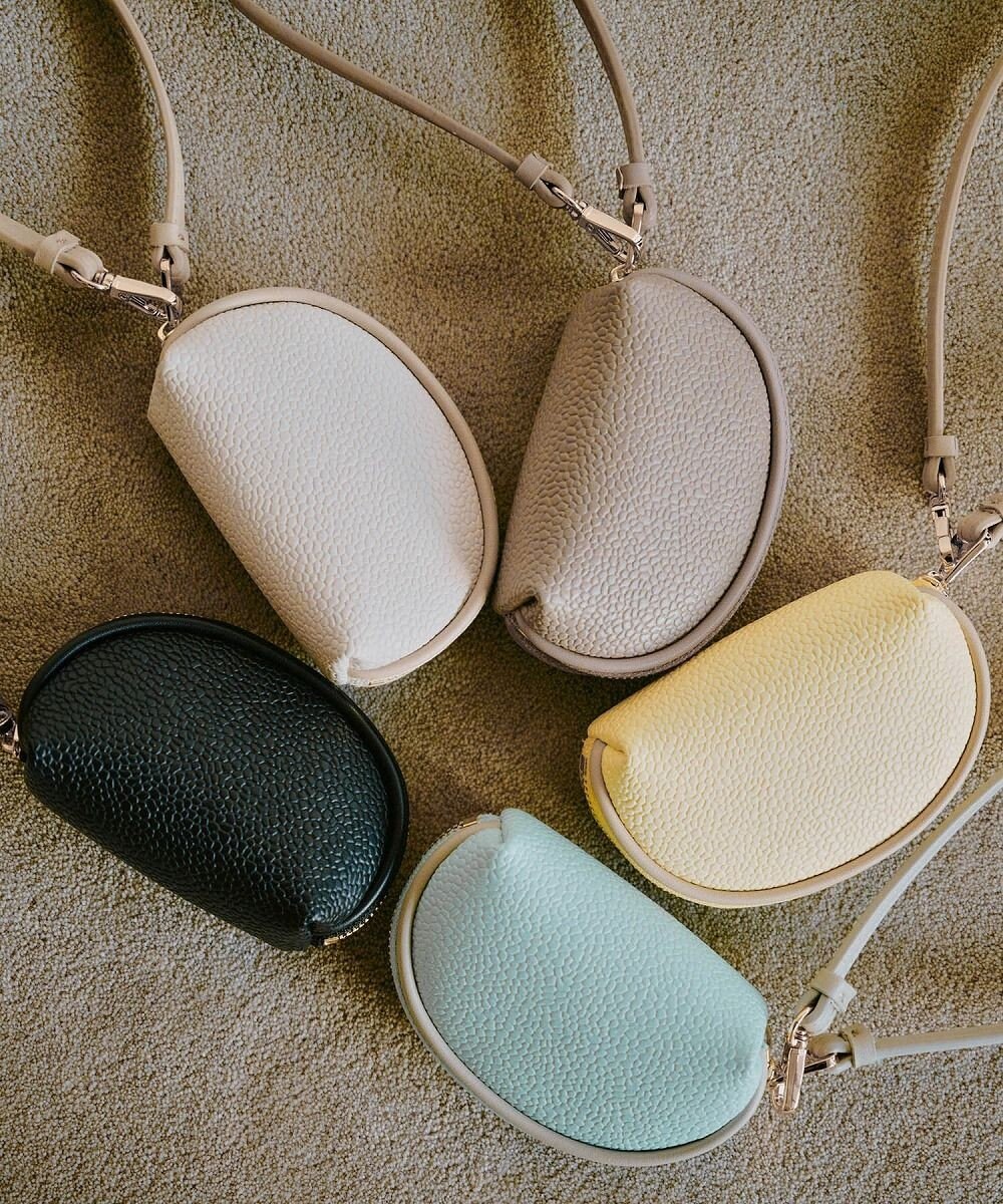 TOPKAPI 【Breath TOPKAPI】【TOPKAPI × 藤本美貴さんコラボ】スコッチグレイン ラウンド ミニポーチ キーケース/撥水 