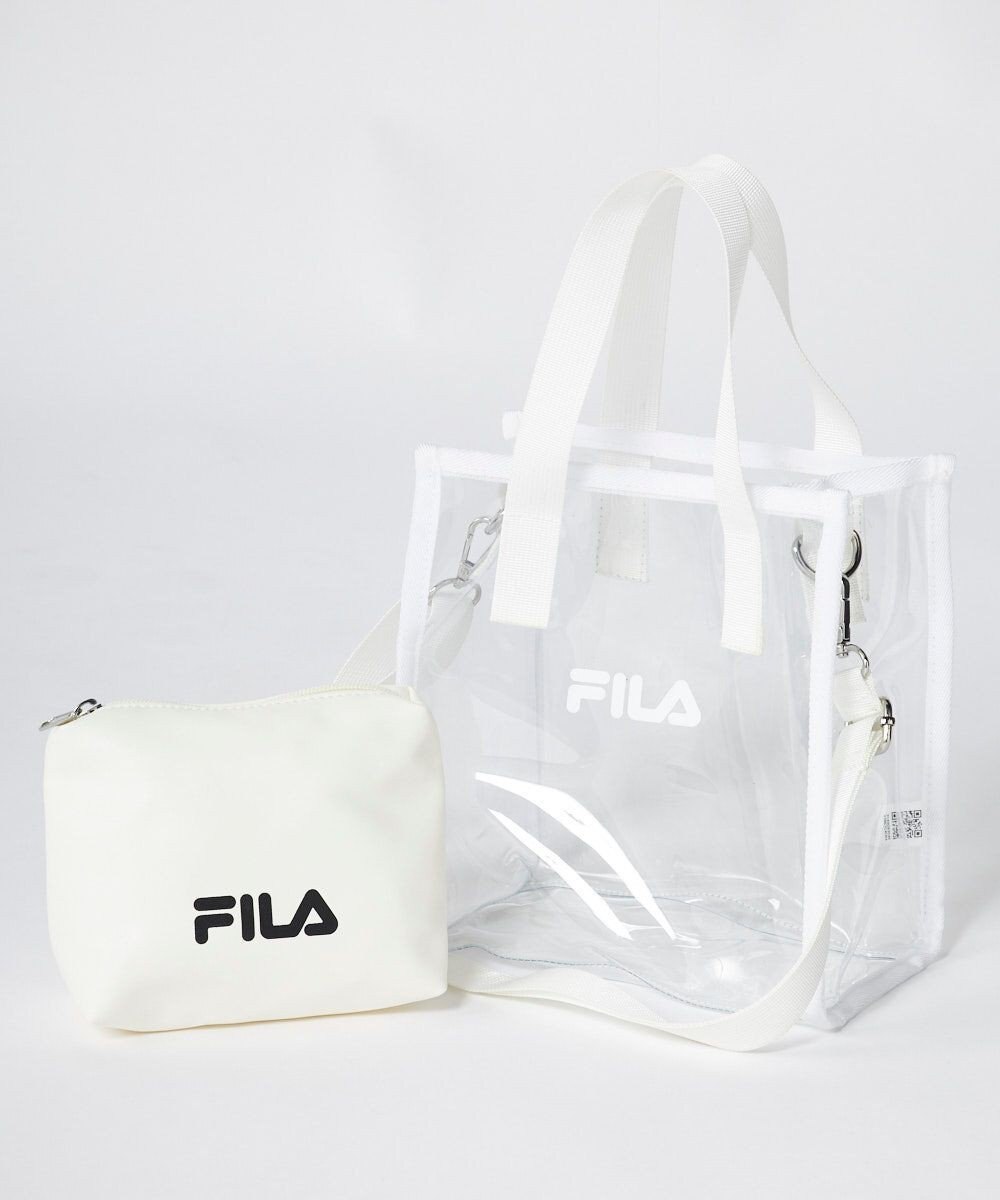 OP／FILA 【FILA】PVCロゴ2WAYバッグ 