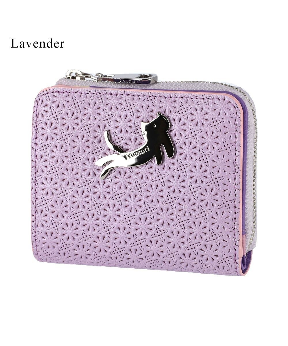 tsumori chisato CARRY キラネコフラワー 2つ折り財布 