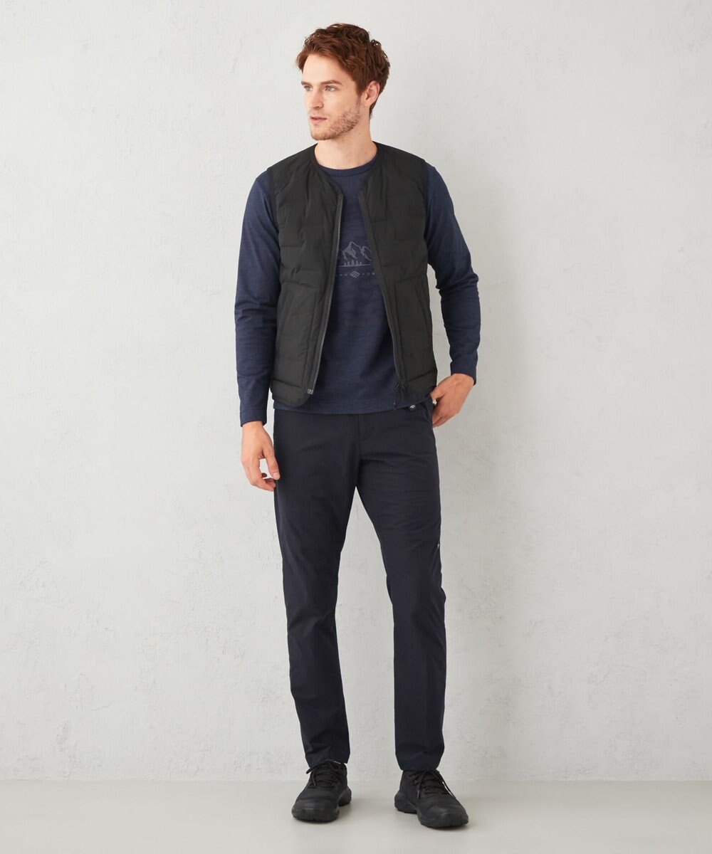 JOSEPH ABBOUD MOUNTAIN 【UNISEX】リバーシブルストレッチ ダウンベスト 