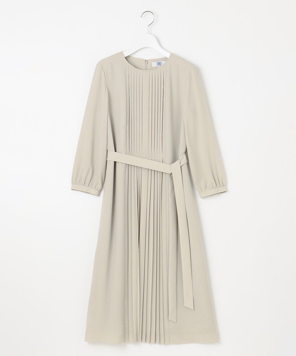 J.PRESS LADIES S 【洗える】ノルディス2wayジョーゼット フロントプリーツ ワンピース 