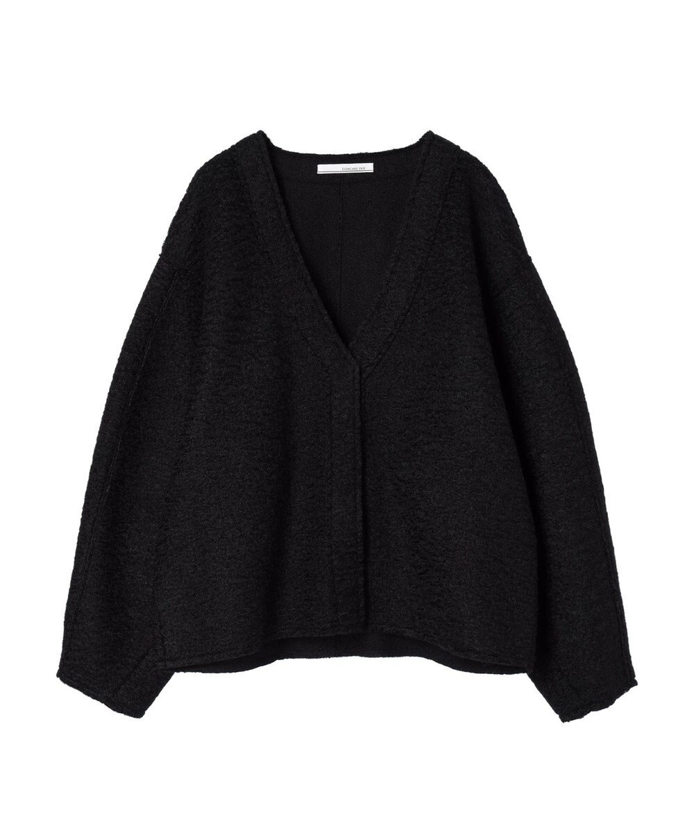 Green Parks ・ＥＬＥＮＣＡＲＥ　ＤＵＥ　ブークレＶネックカーデ 