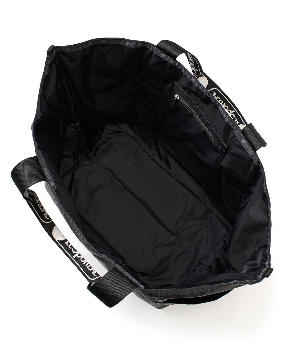 LeSportsac E/W REVERSIBLE PKT TOTE/ロゴジャカードブラックT 